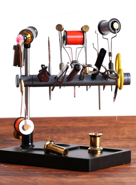 Wifreo 13孔工具收纳夹 铝合金CNC精雕工艺 飞蝇工具收纳支架