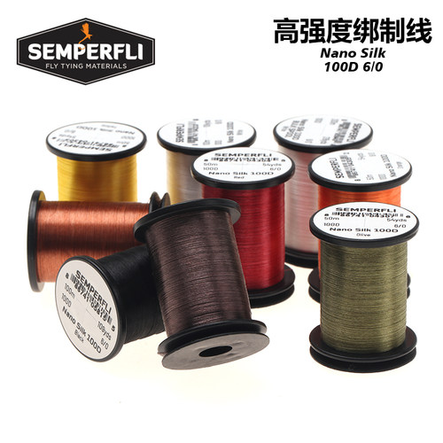 Semperfli100D6/0纳米丝高强绑线