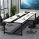 简易桌写字台6人1.6米板式 美式 会议桌长桌办公家具大型工作室条形