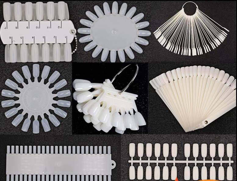 美甲做款打板甲片打版模板样板样品练习彩绘学徒模型美甲店套装展