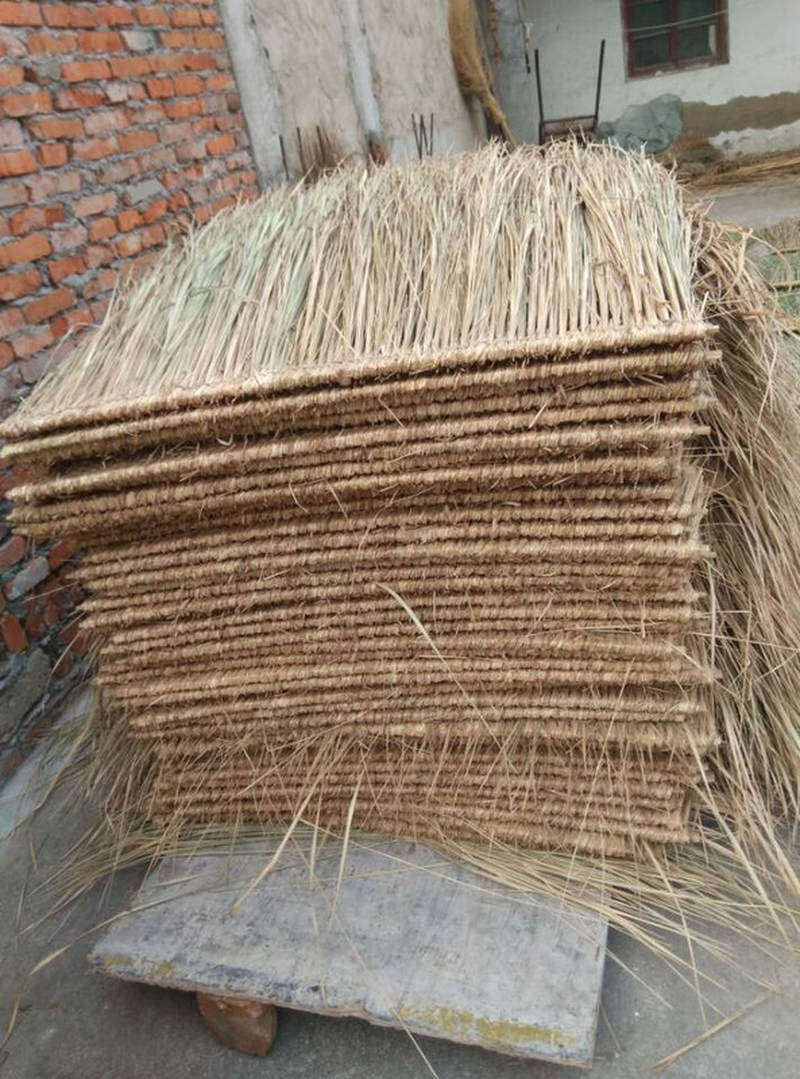 茅草屋草棚饭店木屋木屋顶户外草编稻草乡村饰品草房简约庭院瓦片