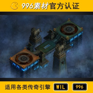 传奇地图素材副本秘境小阻1层100 对战竞技擂台 高清地砖