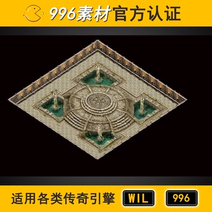 泡点活动 副本地宫小阻1层50  传奇地图素材高清地砖无缝封边996