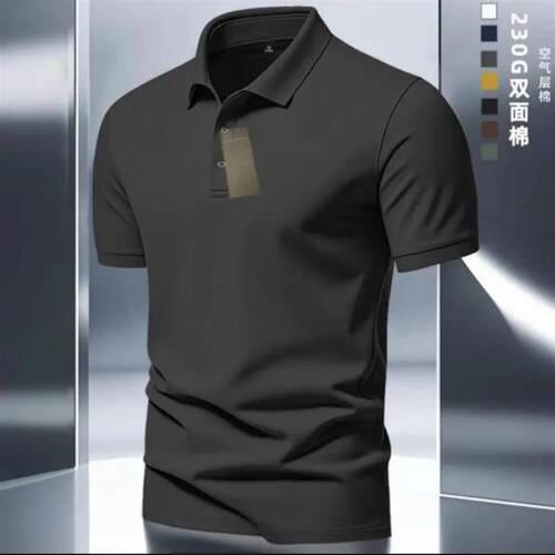 泽宇甄选优品高品质】夏季男士时尚弹力大码短袖POLO衫T恤