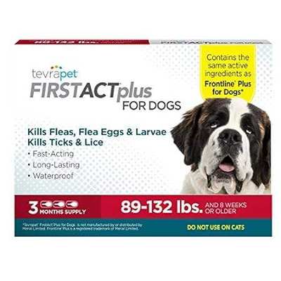 TevraPet FirstAct Plus Flea and Tick Prevention for X-Lar