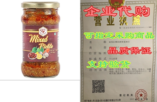 TAJ Gourmet Mixed Pickle， (Mix Achar)， 300g (10.5oz)