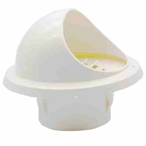 pvc风帽外墙防风罩油烟机出风口排气扇排排烟管罩75110160200