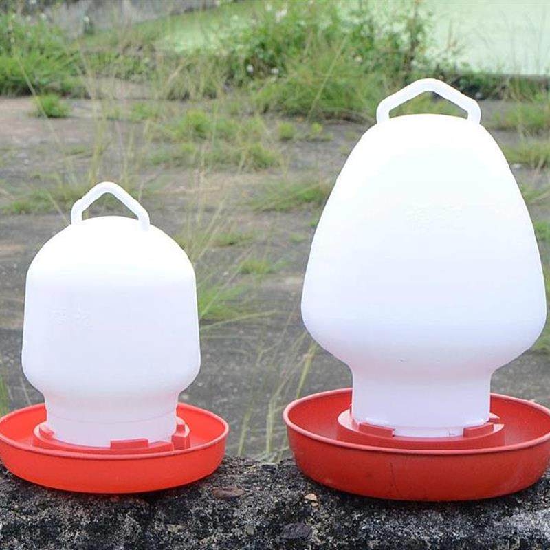 饮水器家用加厚小鸡料槽鸡料桶小号 自动鸭苗圆型育雏下料鸡鸭鹅