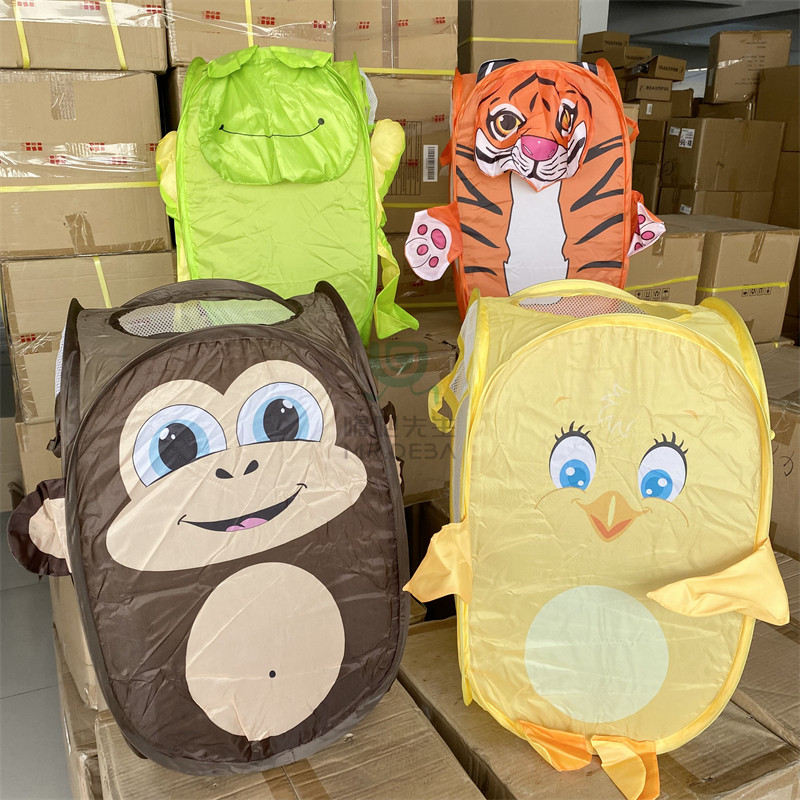 脏衣篮卡通收纳筐装衣服儿童毛绒玩具收纳桶 洗衣篮折叠收纳箱,收纳整理,脏衣篮,淘宝优惠券,粉丝福利购,淘宝优惠卷