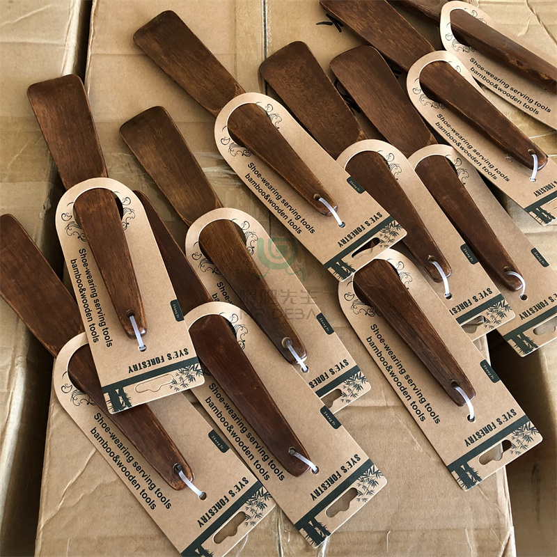 出口单！ 实木鞋拔懒人提鞋器家用方便孕妇老人穿鞋辅助器