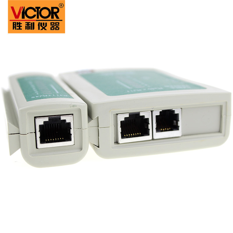 VICTORY 네트워크 테스터 VC468 RJ45+RJ11 테스터 네트워크 케이블 전화선 테스터