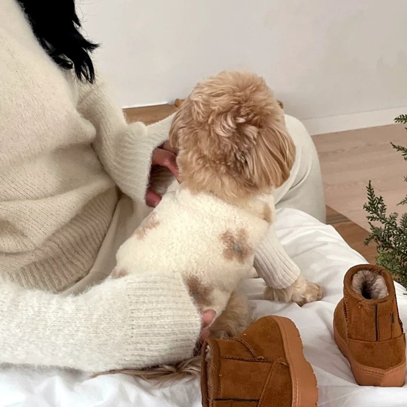 小体泰迪专用衣服比熊博美小鹿犬狗狗秋冬季冬天保暖棉马甲背心