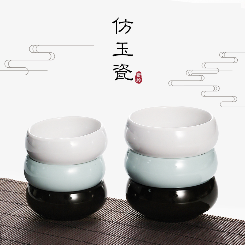 韩式餐具小碗法海钵米饭碗小菜碟子圆盘创意加厚日式密胺玉瓷仿瓷