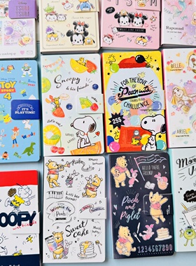 史努比snoopy磁吸小本子笔记本TSUM松松硬面记事本便签纸可撕60页