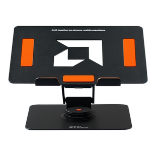 AMD RYZEN信仰周边笔记本支架铝合金镂空散热架便携可折叠增高