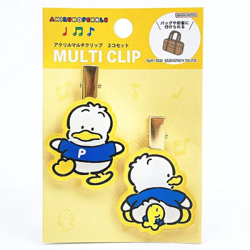 日本Sanrio正品AP鴨Ahiru no Pekkle 髮夾頭飾Retro
