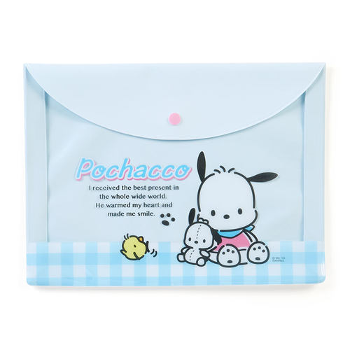 日本Sanrio正品Pochacco帕恰狗PC狗 文具B5文件套文件袋快勞(朋友