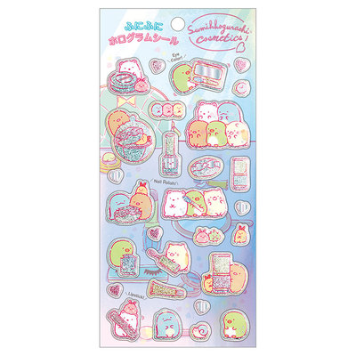 日本SanX正品Rilakkuma鬆弛熊 貼紙(化妝品)