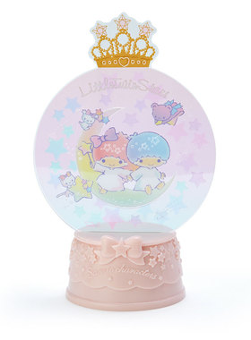 日本Sanrio正品LittleTwinStars小雙星 桌面小燈飾小擺設M(雪球)