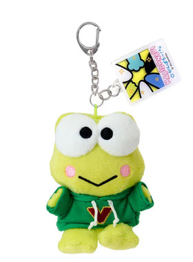 香港Sanrio正品Keroppi大眼蛙 毛公仔匙扣包掛件HAPIDANBUI 5th