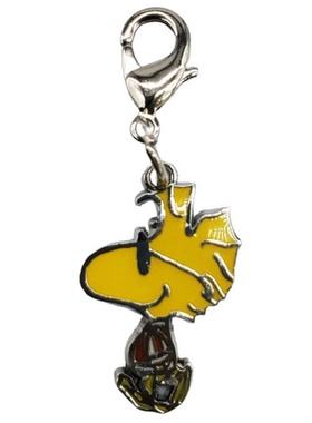 日本正品Snoopy史努比 Woodstock金屬拉鏈扣匙扣包掛件(Sukajan)