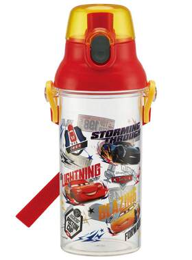 日本Disney正品Cars汽車總動員 兒童透明運動水壺旅行水樽480ml