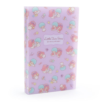 日本Sanrio正品LittleTwinStars小雙子星票據收納夾小資料冊Enjoy