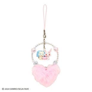 日本Sanrio正品Jewelpet寶石寵物 手機繩包掛件Fluffy Heart