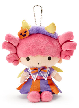日本Sanrio正品Littletwinstars雙子星LaLa萬聖節毛絨公仔包掛件