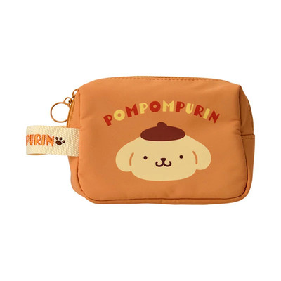 日本Sanrio正品Pompompurin布甸狗 手拿包化妝包收納包(Face)