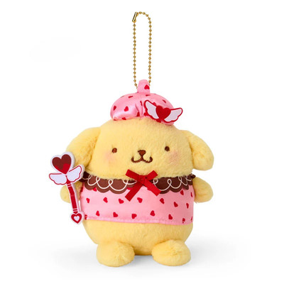 日本Sanrio正品Pompompurin布甸狗 毛絨公仔匙扣包掛件(魔法杖)