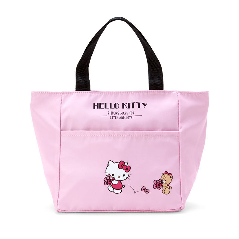 日本Sanrio正品Hello Kitty 保溫飯盒袋午餐包