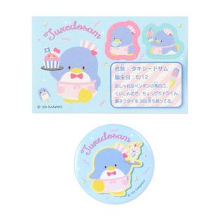日本Sanrio正品Tuxedo Sam企鵝 小襟章&貼紙
