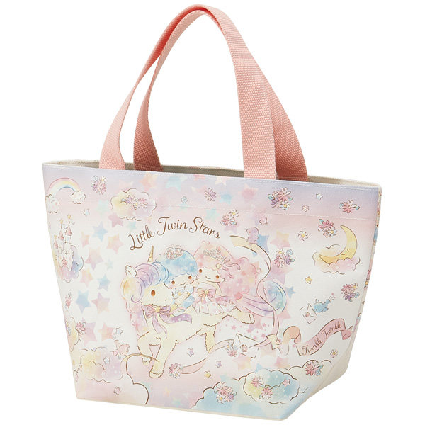 日本Sanrio正品Littletwinstars小雙星小拎包手提飯盒袋(獨角馬)