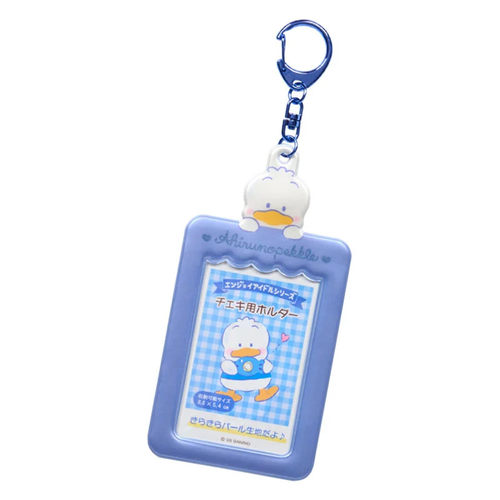 日本Sanrio正品AP鴨Pekkle 相片套八達通套卡套Enjoy Idol