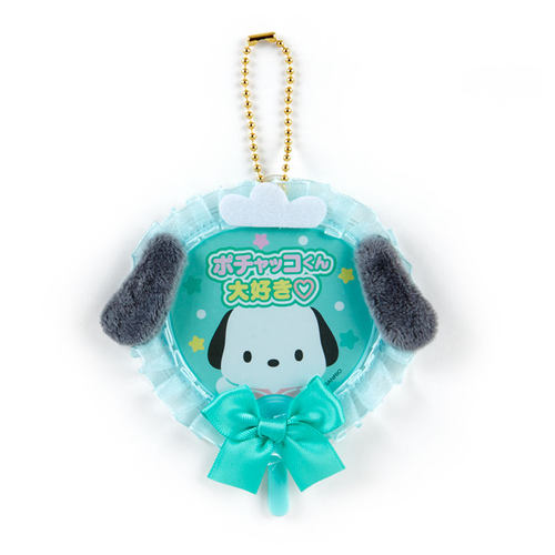 日本Sanrio正品PC狗Pochacco 扇子型匙扣包掛件(Pitatto)