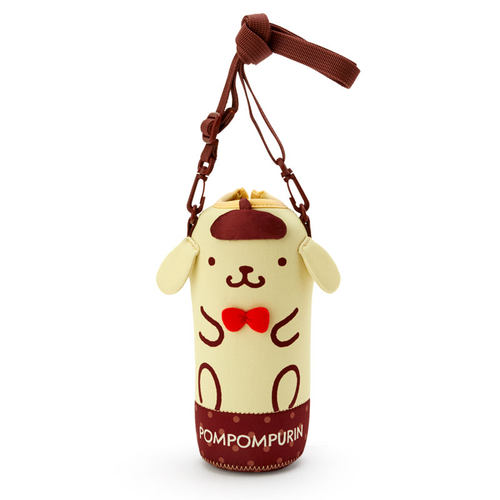 日本Sanrio正品Pompompurin布甸狗 斜挎水壺袋水壺套