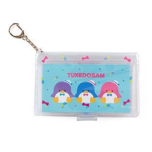 日本Sanrio正品Tuxedo Sam企鵝 便簽本便條紙連收納卡套