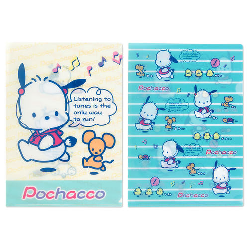 日本Sanrio正品Pochacco帕恰狗PC狗 文具A4快勞夾文件夾File(Run)