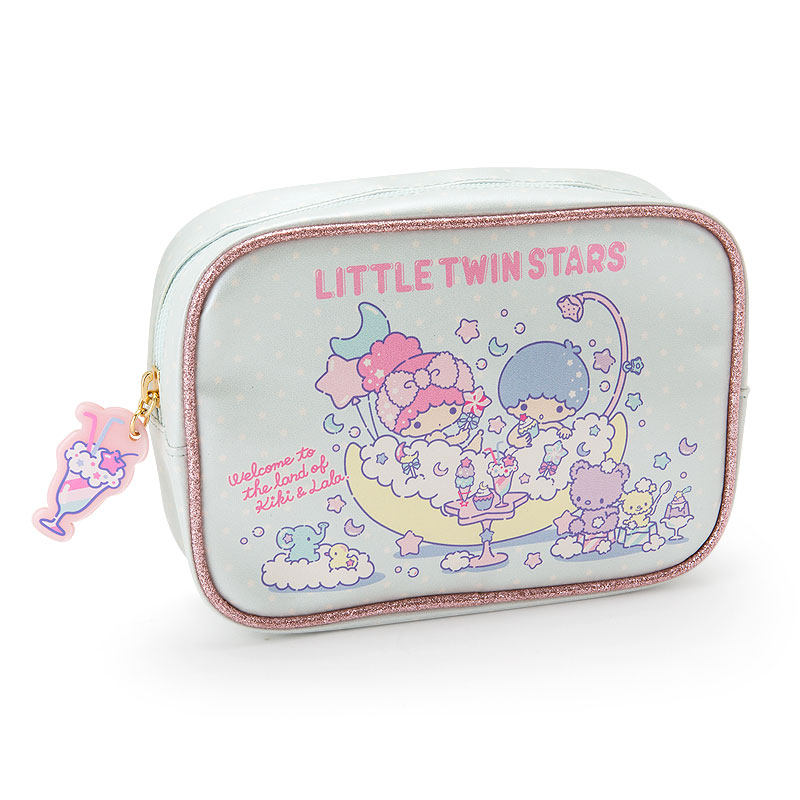 日本Sanrio正品LittleTwinStars小雙星 手拿包化妝包收納包(洗澡)