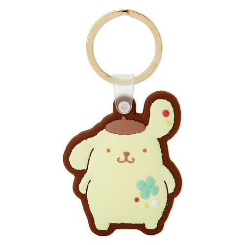 日本Sanrio正品Pompompurin布甸狗 鑰匙扣鎖匙扣匙圈禮物(曲奇)