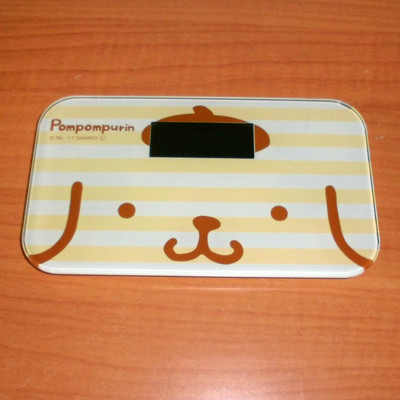 日本Sanrio正品Pompompurin布甸狗 迷你電子體重計人體秤
