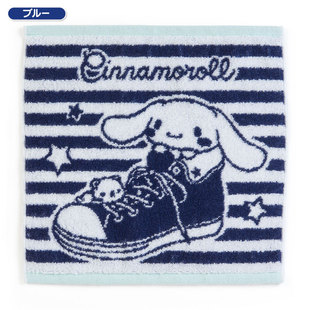 日本Sanrio正品Cinnamoroll玉桂狗 純棉小手帕毛巾(Happy Days)