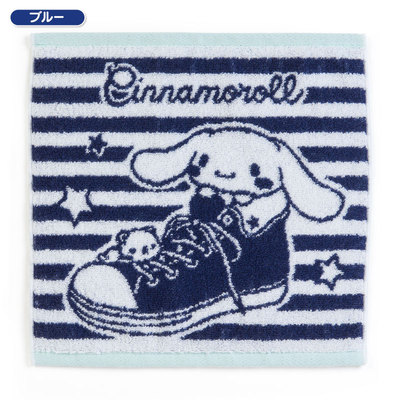 日本Sanrio正品Cinnamoroll玉桂狗 純棉小手帕毛巾(Happy Days)