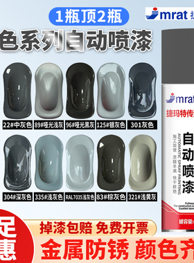 灰色自动手摇自喷漆银色深灰银灰黑灰ral7035墙面汽车环氧底油漆