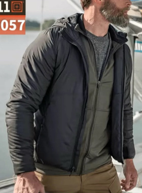 5.11防泼水轻薄可收纳外套P棉夹克78057男511探索冬季冲锋衣