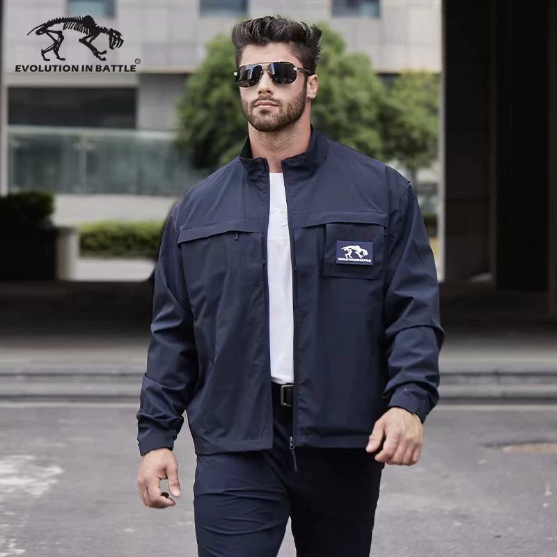 猛虎营藏蓝色户外日常通勤徒步夹克外套运动体能教官作训服男春秋,户外/登山/野营/旅行用品,夹克,淘宝优惠券,粉丝福利购,淘宝优惠卷