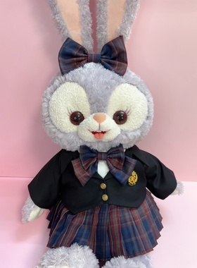 M号玲娜贝儿着替学院风黑色西装JK百褶裙可琦安衣服星黛露娃衣