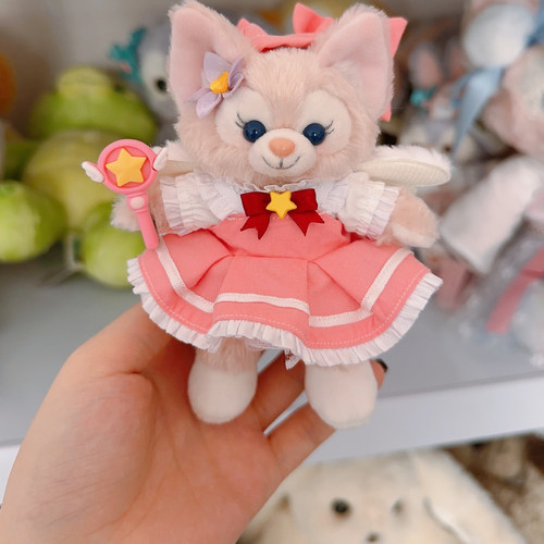 南风格子玲娜贝儿钥匙扣挂件娃衣