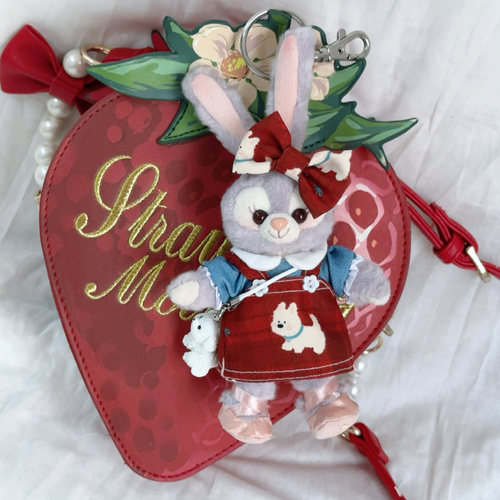 「小白狗」玲娜贝儿冰箱贴挂件娃衣衣服站姿包挂钥匙扣着替衣服